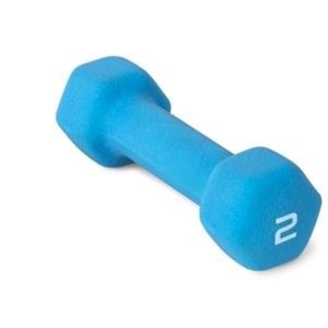 A pair of 2 lb dumbbells